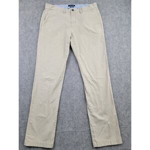 Tommy Hilfiger Chino Pants Mens Size 34x34 Khaki Classic Custom Fit